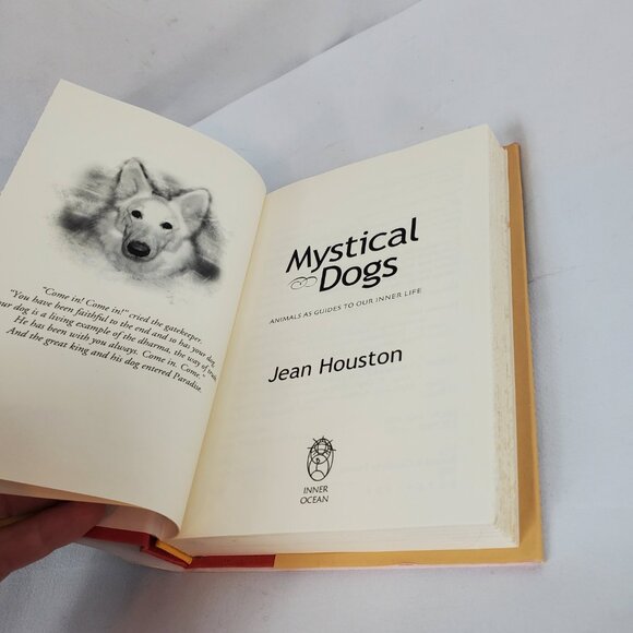 Mystical Dogs By Jean Houston Animals as Guides To Our Inner Life Hardback - Picture 8 of 10